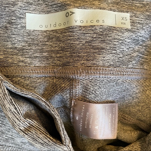 Outdoor Voices 7/8 Warm Up Leggings Size XS Gray Spacedye - Picture 8 of 9
